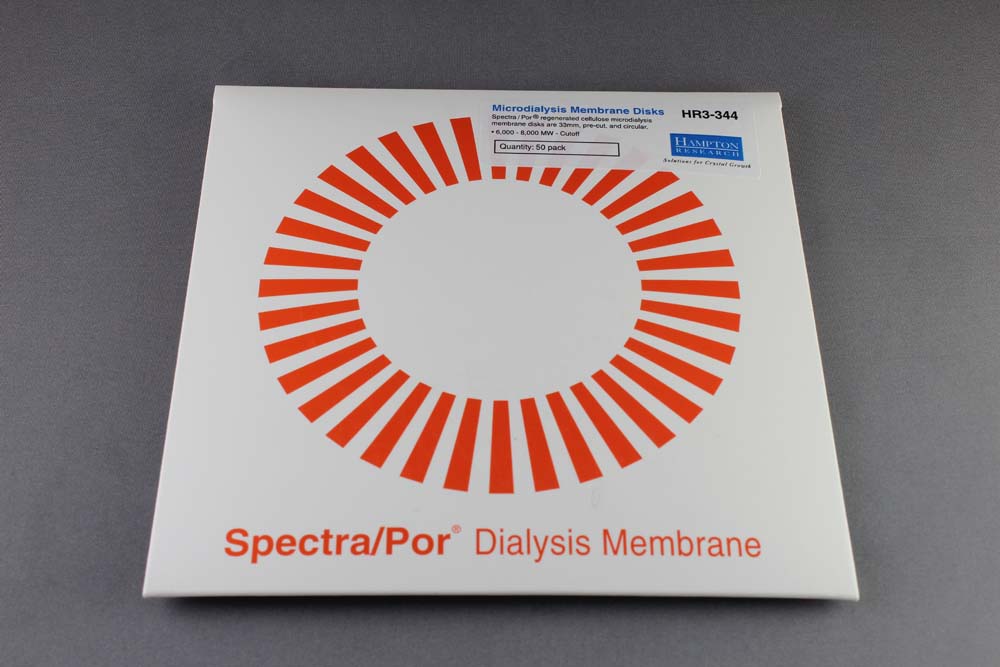 Dialysis Membrane Discs for Buttons