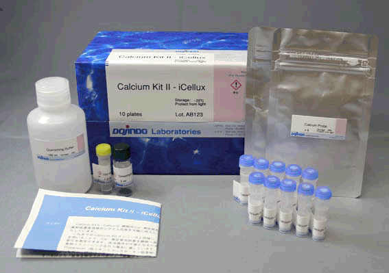 細胞内カルシウムイオン測定キット Calcium Kit II - iCellux　