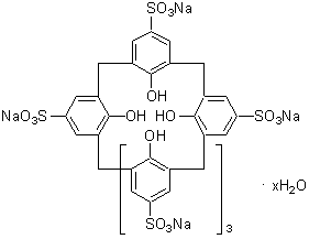 分析用試薬: 低分子化合物の包接 Calix[6]arene p-sulfonic acid, hexasodium salt, hydrate　